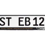 Kennzeichenhalter NEPTUN 520s Siebdruck