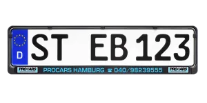 Kennzeichenhalter SATURN 520s 3D