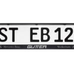 Kennzeichenhalter SATURN 520s Exklusiv mit erhabener Schrift