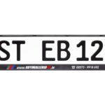 Kennzeichenhalter TITAN 520s Digitaldruck