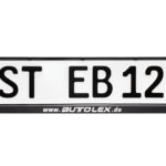 Kennzeichenhalter URANUS 520s Siebdruck