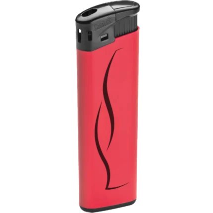 Feuerzeug Ecuador mit Reibrad 1-farbiger Druck Logo Werbung Werbedruck  (Feuerzeugfarbe: schwarz) Detailansicht 