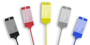 Schlüsselanhänger FIX, mit Kugelschreiber beschreibbar