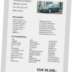 Preisblatt-Taschen (1P/10)