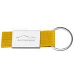 Schlüsselanhänger SPORT mit farbigem Stoffbändchen – Bild 6