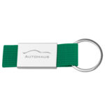 Schlüsselanhänger SPORT mit farbigem Stoffbändchen – Bild 2